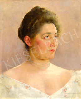  Karlovszky, Bertalan - Lady in a Necklace 