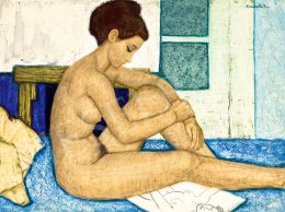  Czene, Béla jr. - Girl with a Sketchbook 