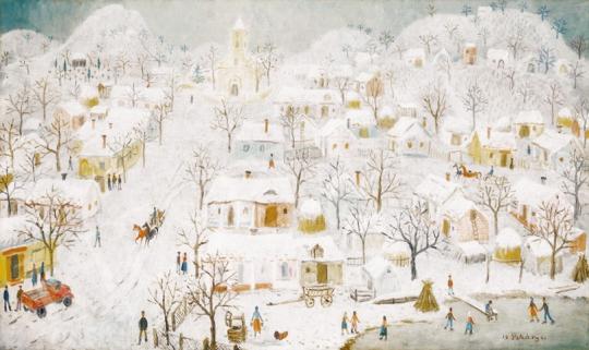 Pekáry, István - Snow-Covered Village | 25th Auction auction / 106 Lot