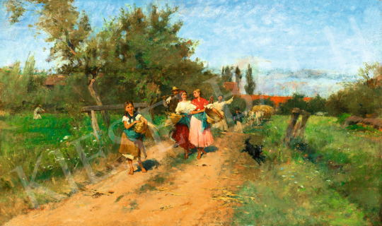 Deák Ébner, Lajos - Returning | 74. Spring auction auction / 237 Lot