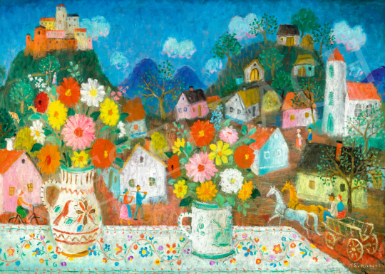 Pekáry, István - Fairy Tale Town (Flowers), 1935 | 74. Spring auction auction / 249 Lot