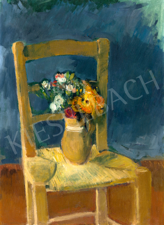  Bernáth Aurél - Csendélet székkel - VISSZAVONVA | 74. Tavaszi aukció aukció / 173 tétel