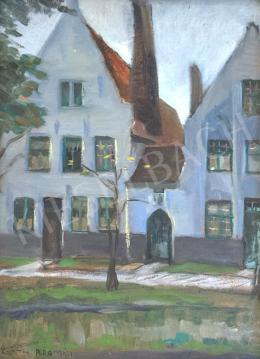 Góth Móricz - Utca részlet, 1911  