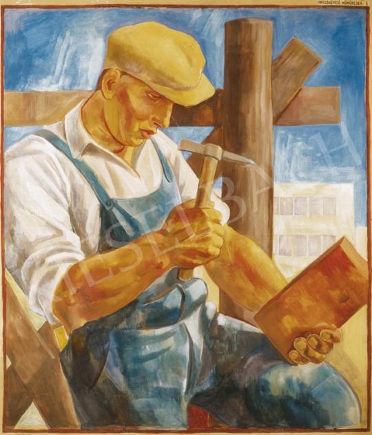  Gábor, Jenő - Bricklayer in 2:1 proportion (Country-Building Bricklayers I.) | 25th Auction auction / 117 Lot