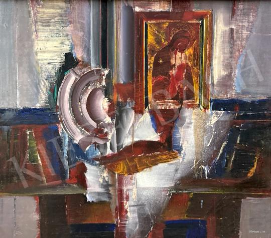For sale  Zombori László  - Still Life with Icon, 1974 's painting