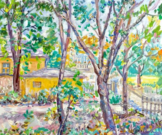  Orosz, Gellért - Garden detail  painting