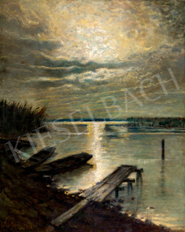 Kóbor, Henrik - Balaton Pier in Peculiar Lights, 1942 