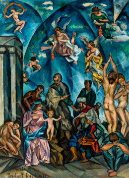  Perlrott Csaba, Vilmos - Adoration of the Magi, 1914 