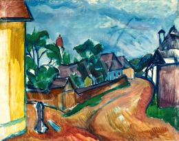  Perlrott Csaba, Vilmos - The Veresvíz Houses in Nagybánya, c. 1928 
