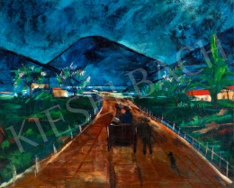  Simon, György János - Night in the Balearic Islands (Blue Landscape), second half of the 1920s 