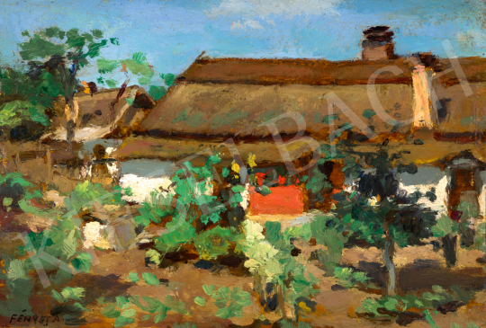 Fényes, Adolf - Sparkling Summer Lights in the Garden of Szolnok, early 1900's | 75th Autumn auction auction / 131 Lot