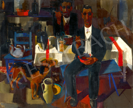 Aba-Novák, Vilmos - Blind Musicians (Rome), 1932 | 75th Autumn auction auction / 139 Lot