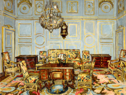 Fényes, Adolf - Fontainebleau (Salon of Madame de Maintenon), 1911 