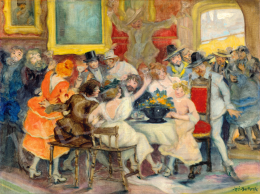  Berkes Antal - Ünnepség a kastélyban, 1921 