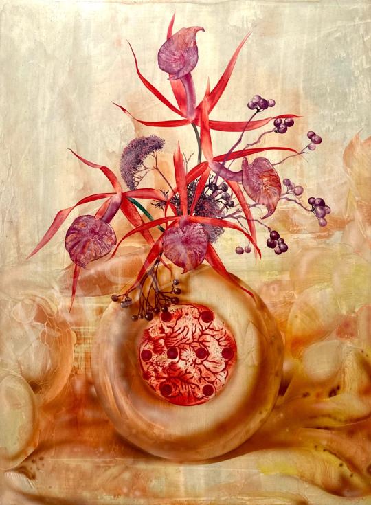 For sale  Korga, György - Orchid of Eden 's painting