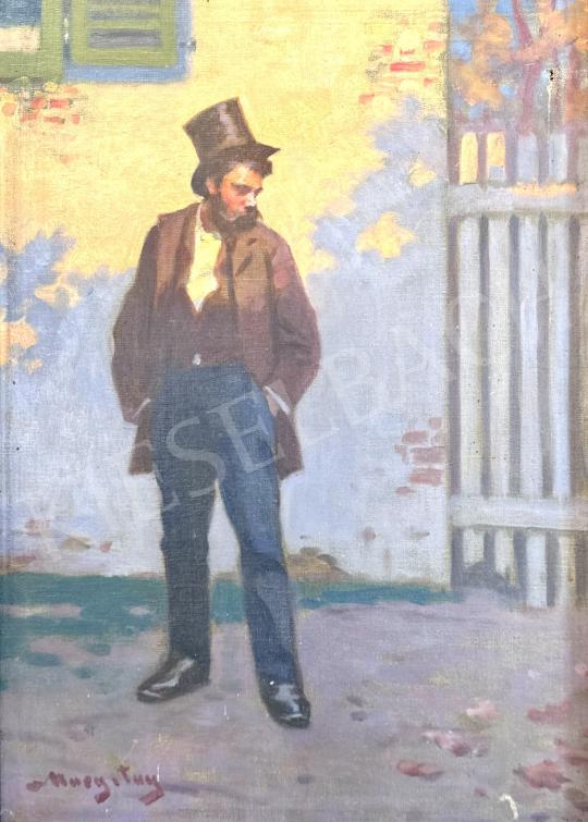For sale Margitay, Tihamér - Man with a hat  's painting