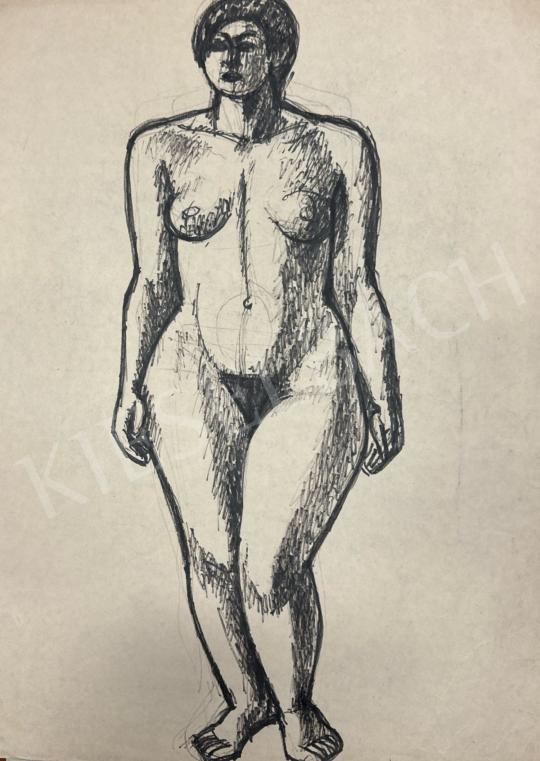 For sale  Németh, József - Standing female nude 's painting