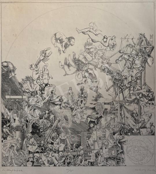  Rékassy Csaba - Csillagképek,1972 festménye