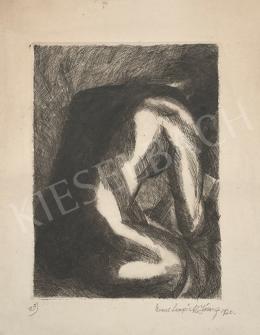  Nemes Lampérth, József - Female back nude, 1920 