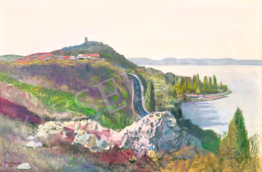 Mácsai, István - View of Lake Balaton with Tihany, 1970 | 76th auction auction / 2 Lot