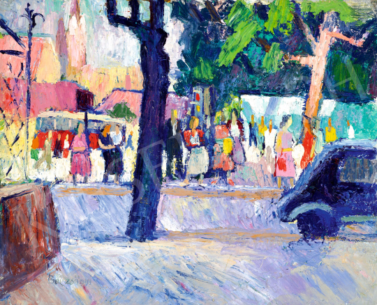  Börzsönyi Kollarits, Ferenc - Street Scene in the City | 76th auction auction / 9 Lot
