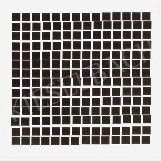  Molnár, Vera - 196 Cubes (Cubic Structure), 1983 | 76th auction auction / 120 Lot