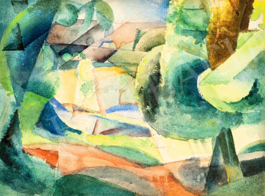  Szobotka, Imre - Cubist Lansdscape, middle of 1910s | 76th auction auction / 146 Lot