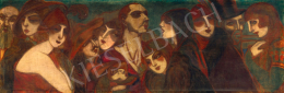 Sassy, Attila - The Artist and His Friends (Among Muses), 1916 