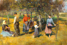  Kernstok, Károly - Fruit Pickers (Walnut Pickers), 1900 