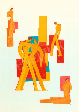  Mattis Teutsch, János - Art Deco Nudes, c. 1930 