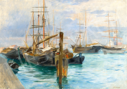 Bihari, Sándor - Mediterranian Harbour (Venice) | 76th auction auction / 237 Lot