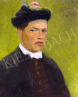  Mednyánszky László - Fehérgalléros fiú kalapban 