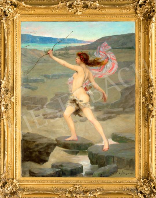 For sale  Luis, Dubois - Diana, the Goddess of Hunting, 1888 's painting