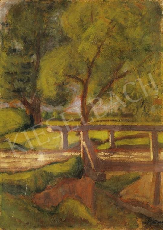 Rippl-Rónai, József - Landscape in Somodor with a Bridge | 4th Auction auction / 15 Lot