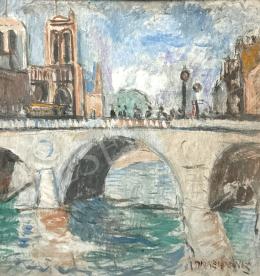  Diener-Dénes, Rudolf - Seine River bank in Parisi  