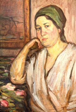 Egry, József - Portrait of a Woman, 1917  