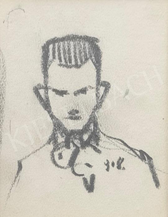 For sale Szirt, Oszkár - Male head, 908 's painting
