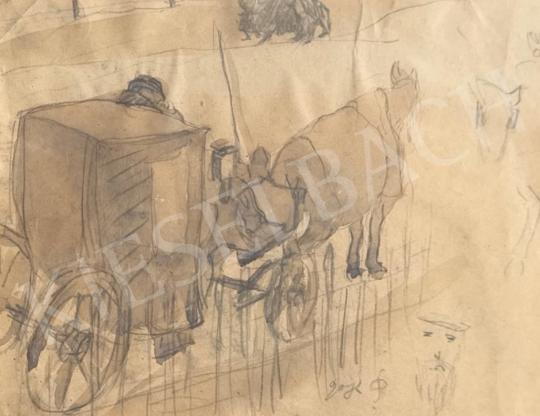 For sale Szirt, Oszkár - Horse teeth, 1908 's painting