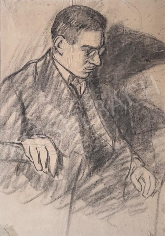 For sale Szirt, Oszkár - Men's study 's painting