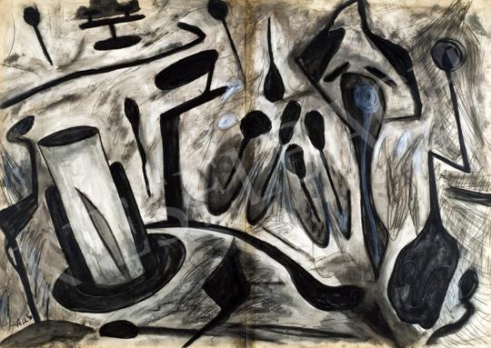 For sale  feLugossy, László - Cylinder in an organic environment, 1997 's painting