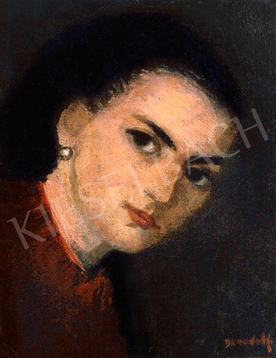 Eladó id. Benedek Jenő - Női portré, 1952  festménye