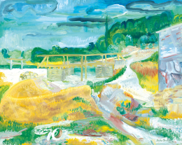  Paizs-Goebel Jenő - Tájkép (Szentendre), 1939 