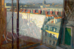 Török Jenő - Párizsi kilátás a műteremablakból, 1907 
