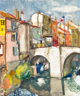 Vadász Endre - Francia kisváros, 1939 