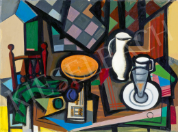 Bótos, Sándor - Still-Life with Newspaper, 1974 