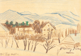  Vaszary János - Tátrai részlet, 1915 