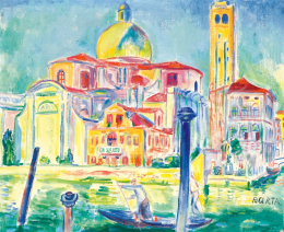  Barta László - Velence látképe a Canale Grande-val, 1930 körül 