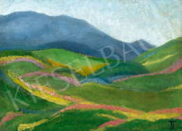  Mattis Teutsch, János - Landscape with Hills, c. 1917 