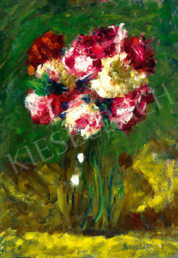  Koszta, József - Still-Life with Roses in a Gleaming Glass, 1920s 