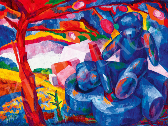  Kelemen Károly - Blue Love on No.8., 2002 | 77. tavaszi aukció aukció / 147 tétel